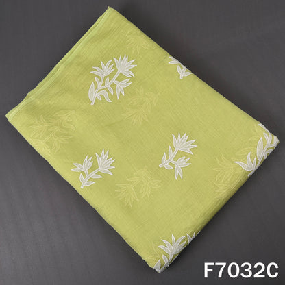 Thread Work Pure Mul Chanderi Fabric - F7032