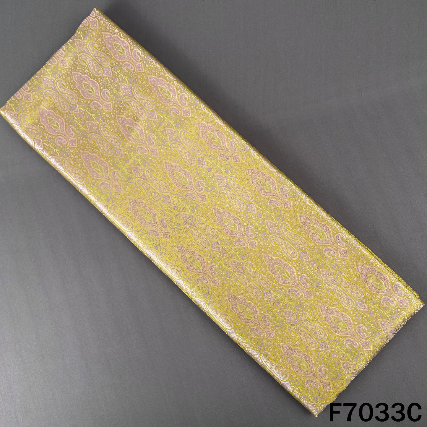 Self Jacquard Brocade Silk Fabric - F7033