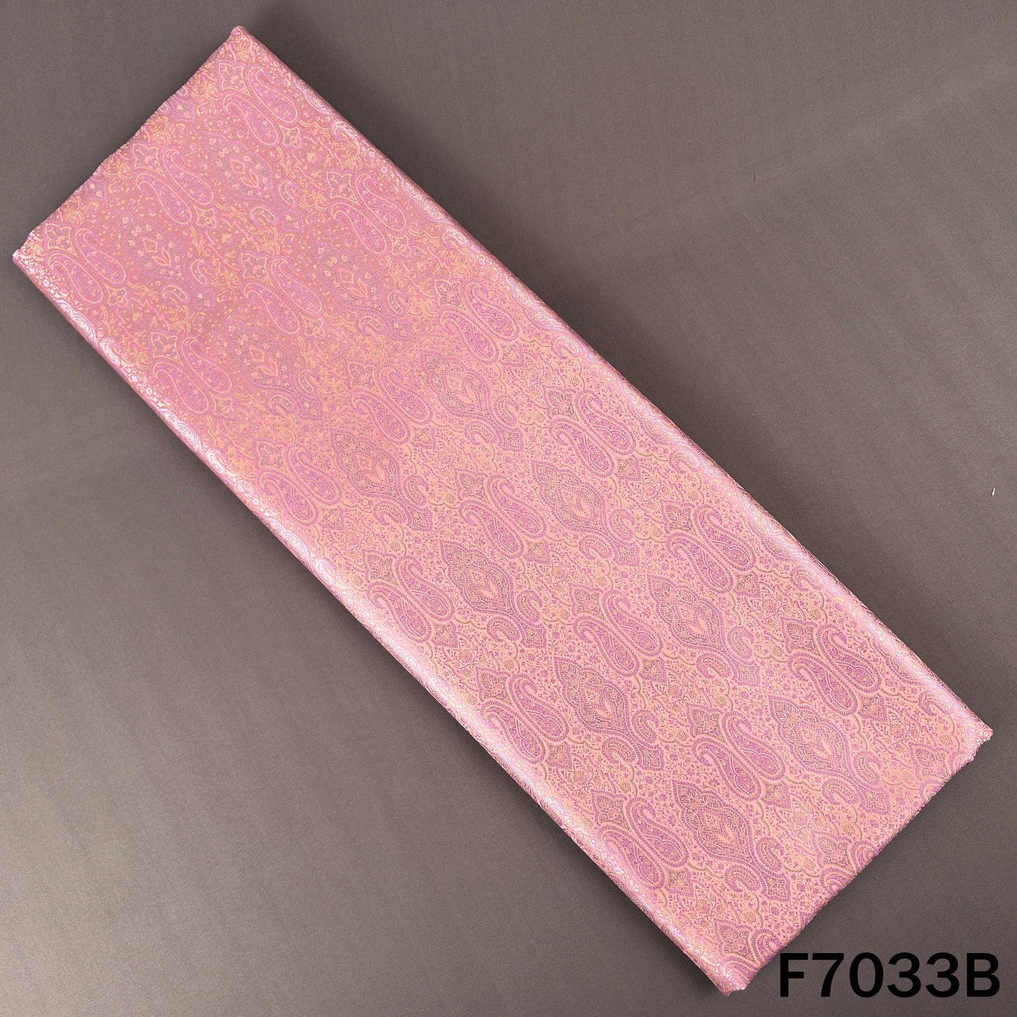 Self Jacquard Brocade Silk Fabric - F7033