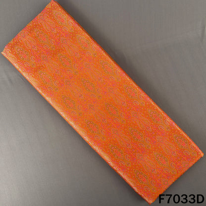 Self Jacquard Brocade Silk Fabric - F7033