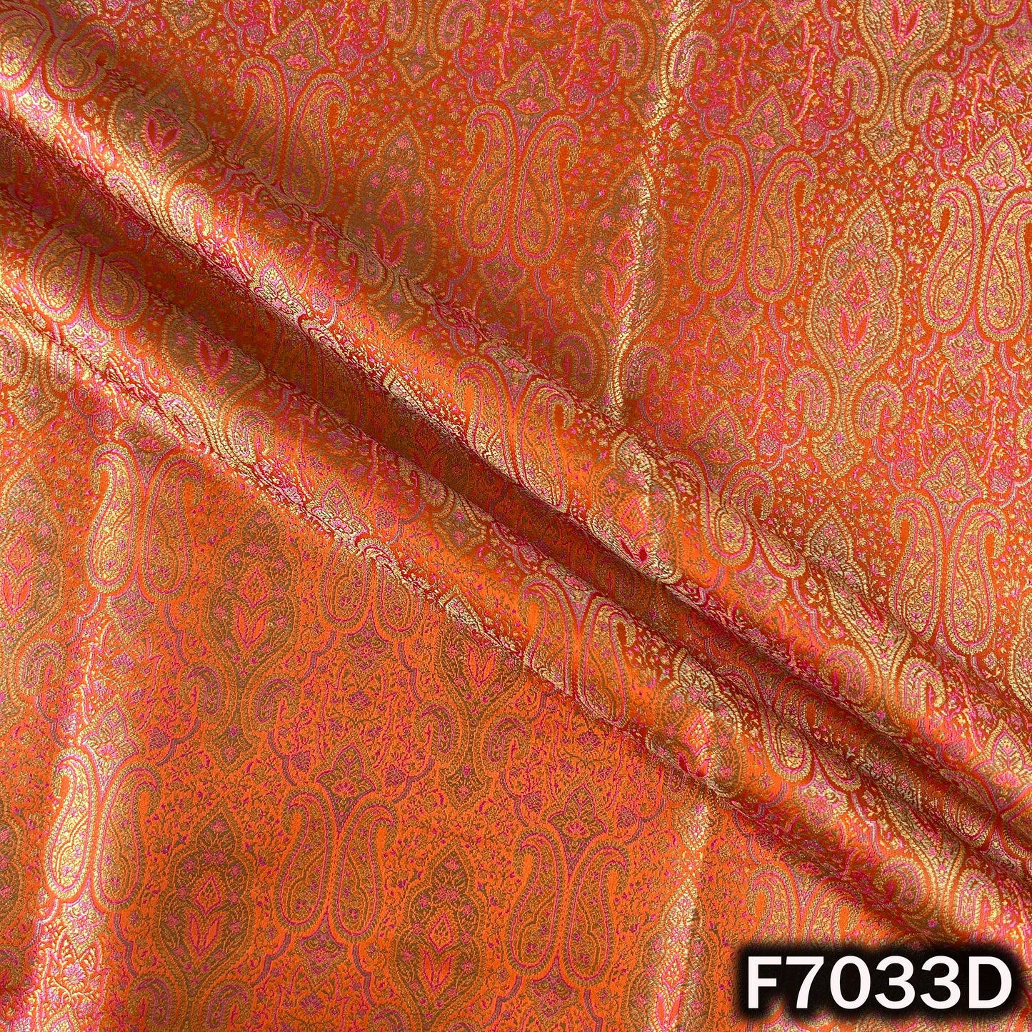 Self Jacquard Brocade Silk Fabric - F7033