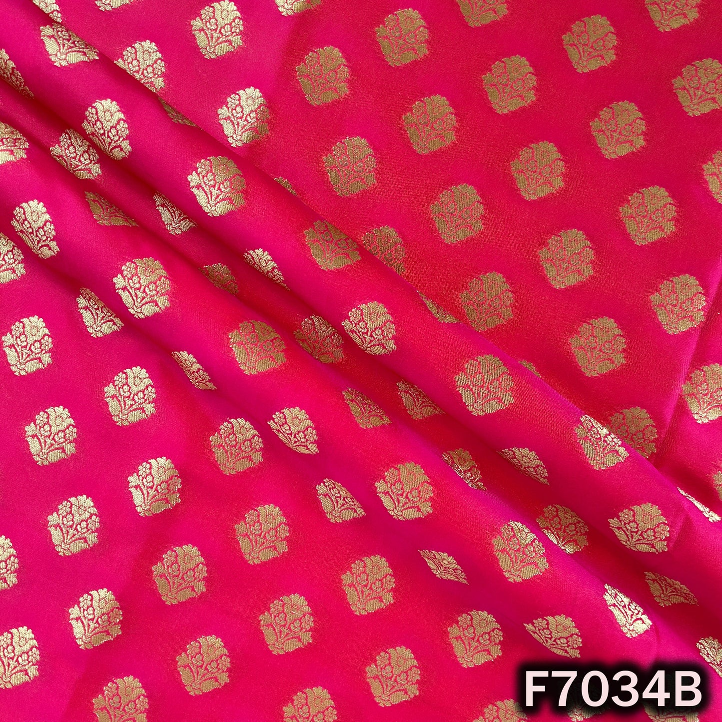 Banarasi Brocade Silk Fabric - F7034