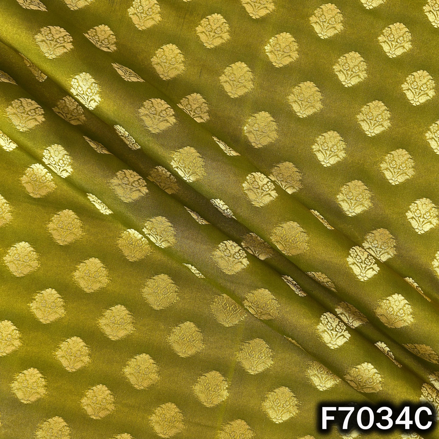 Banarasi Brocade Silk Fabric - F7034