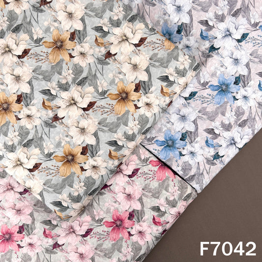 Printed Lizzy Bizzy Fabric - F7042