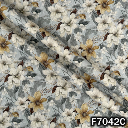 Printed Lizzy Bizzy Fabric - F7042