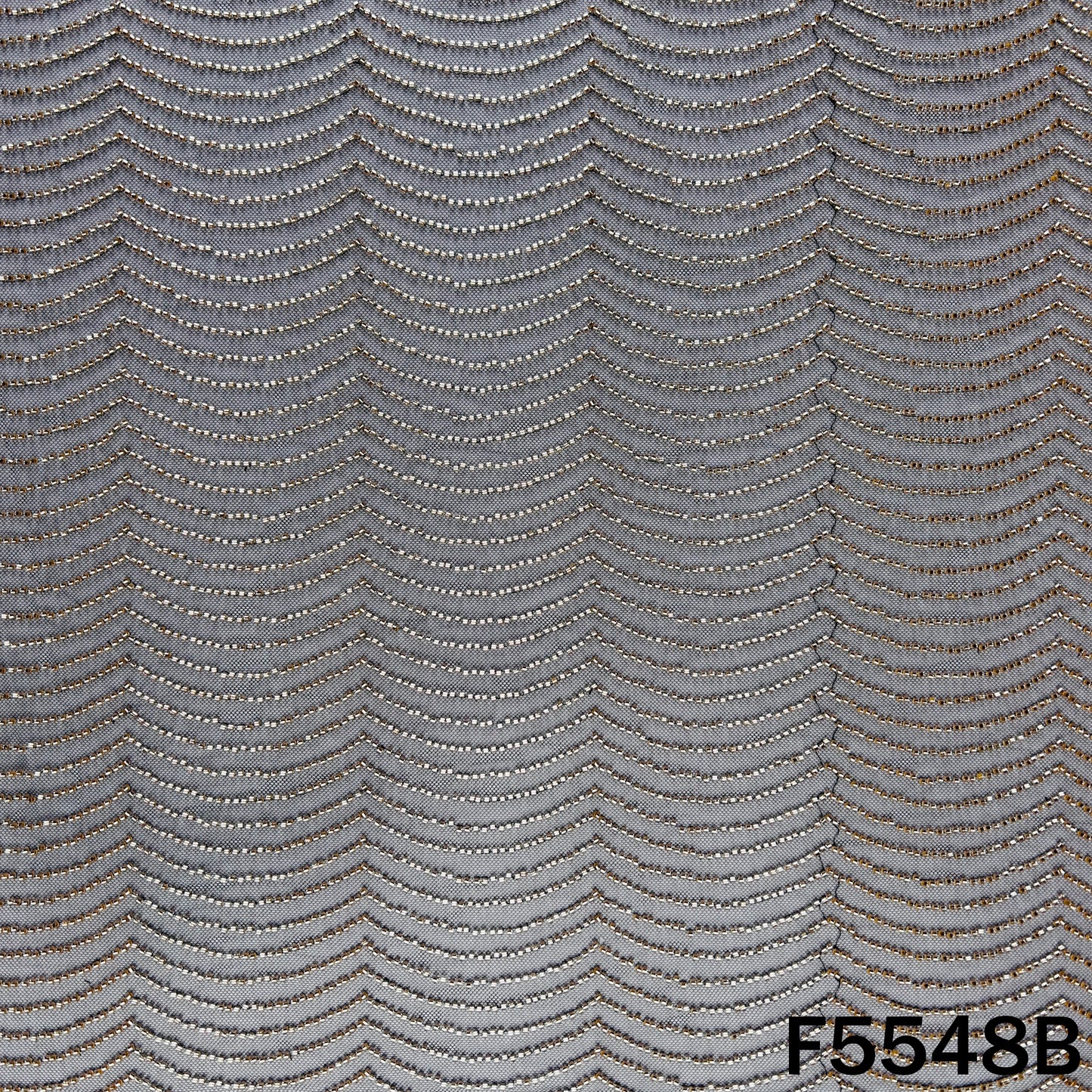 Cut Dana Embroidered Net Fabric - F5548