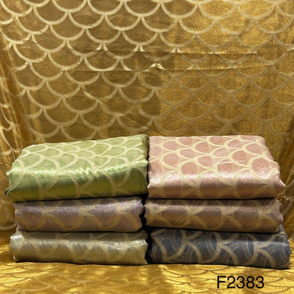 Zari Tissue Organza Fabric-F2383