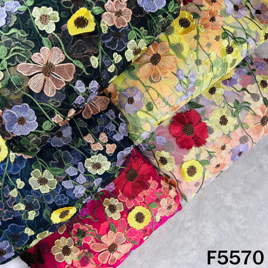 Applique Work Net Fabric - F5570