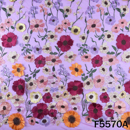 Applique Work Net Fabric - F5570