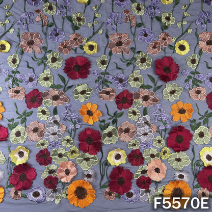 Applique Work Net Fabric - F5570