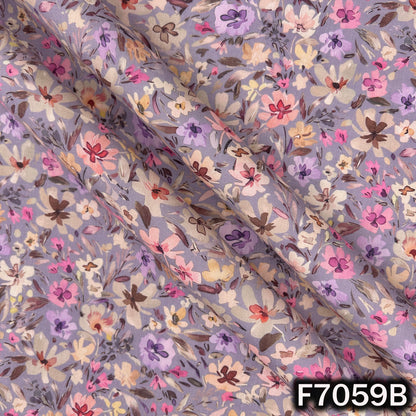 Printed Lizzy Bizzy Cotton Fabric - F7059