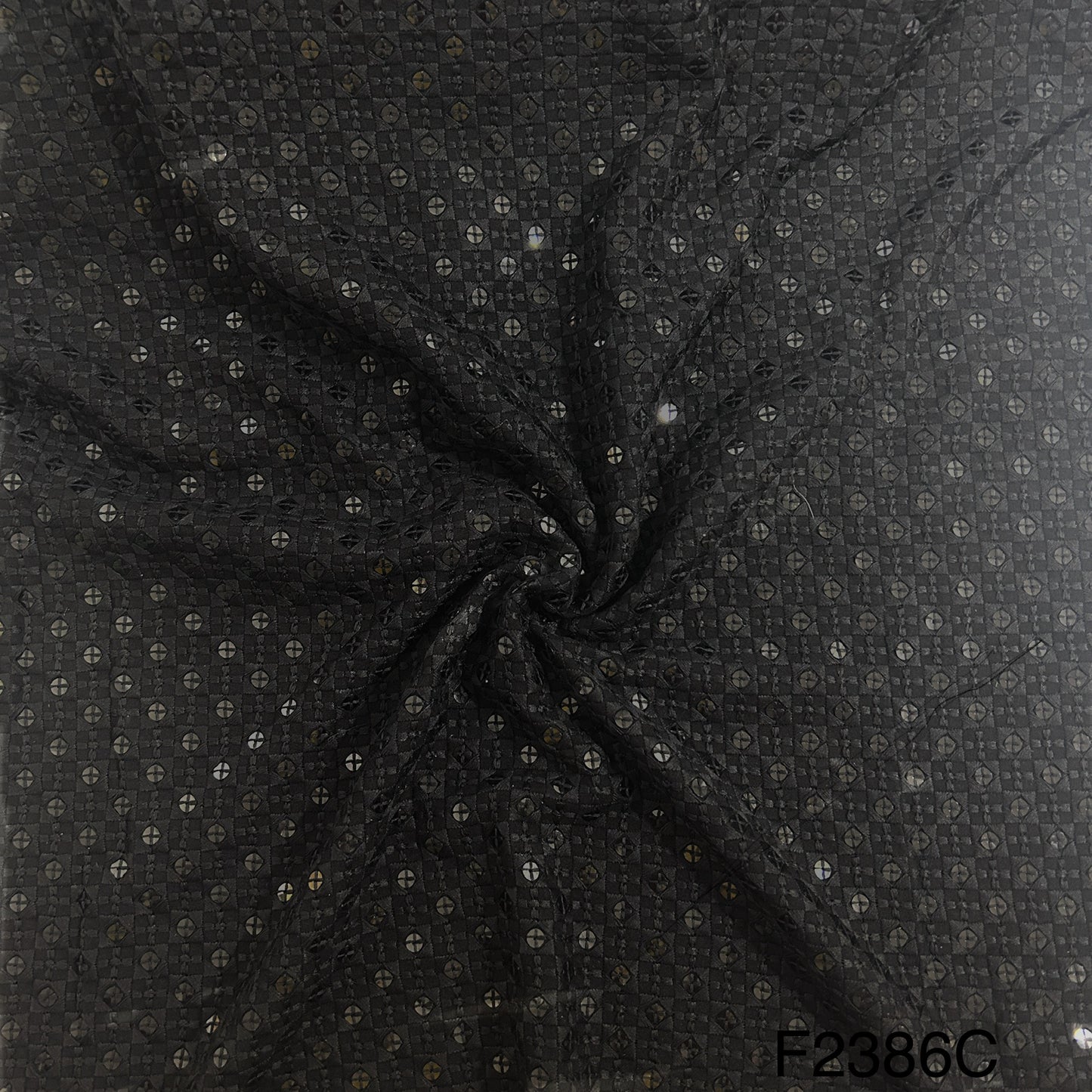 Chikankari Rayon Fabric-F2386