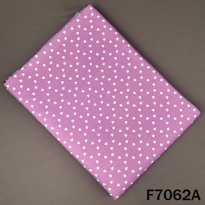 Heart Print Lizzy Bizzy Cotton Fabric - F7062