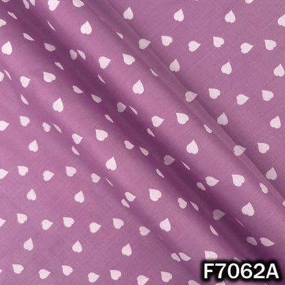 Heart Print Lizzy Bizzy Cotton Fabric - F7062