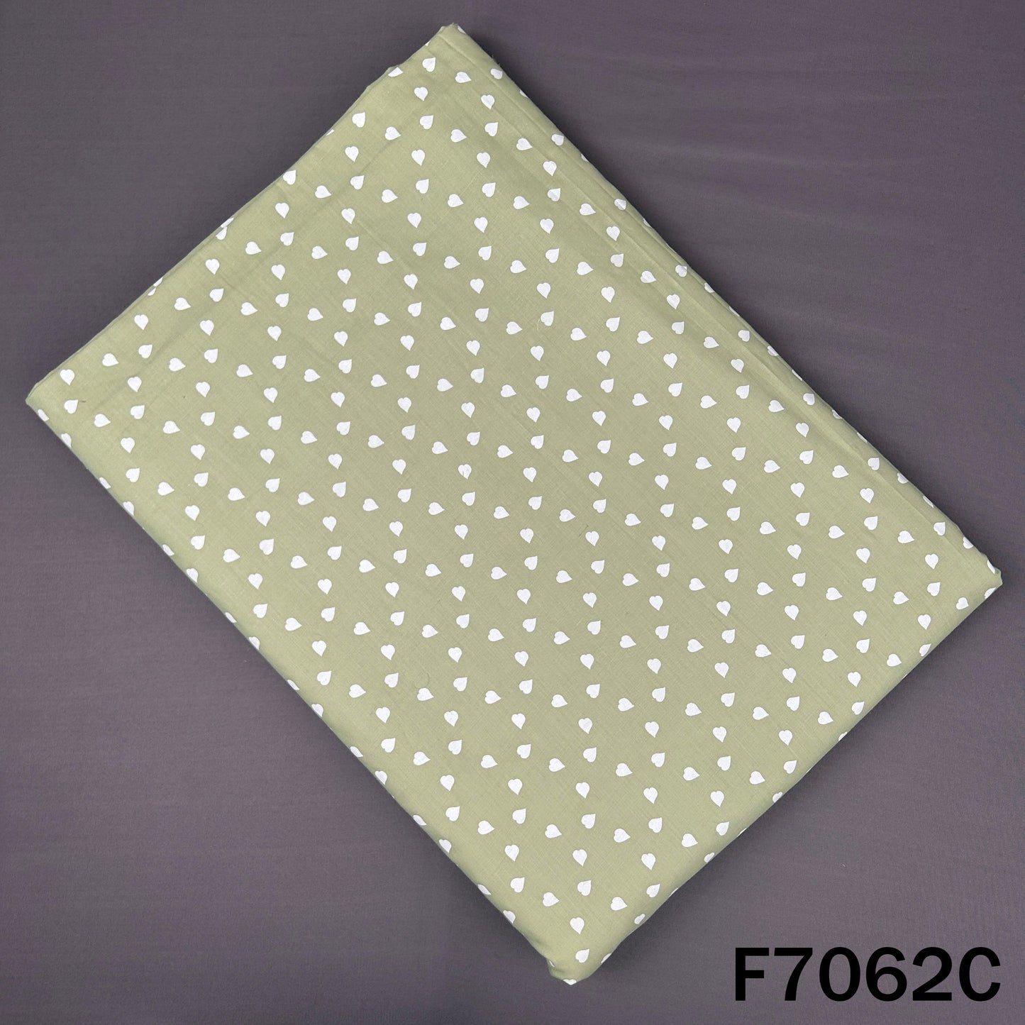 Heart Print Lizzy Bizzy Cotton Fabric - F7062