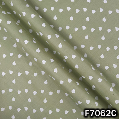 Heart Print Lizzy Bizzy Cotton Fabric - F7062