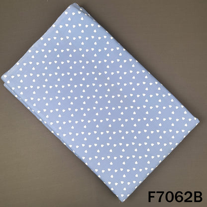Heart Print Lizzy Bizzy Cotton Fabric - F7062