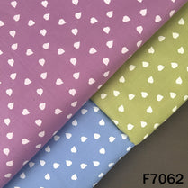Heart Print Lizzy Bizzy Cotton Fabric - F7062