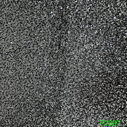 Sequins Cut Dana Work Embroidered Net Fabric - f2397