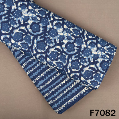 Indigo Print Cambric Cotton Fabric - F7082