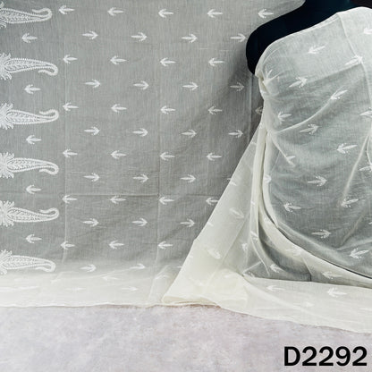 Dyeable Thread Work Chanderi Silk Dupatta - D2292