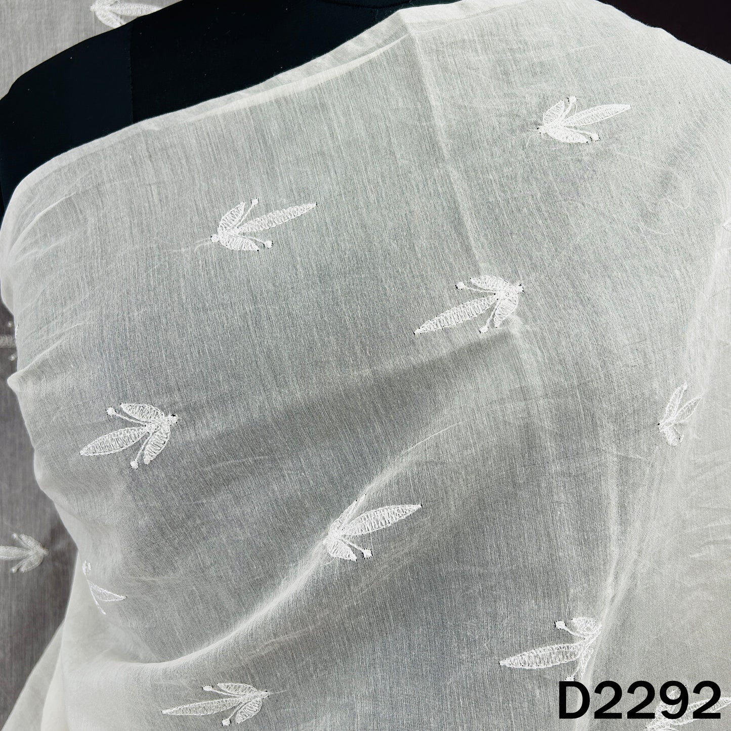 Dyeable Thread Work Chanderi Silk Dupatta - D2292