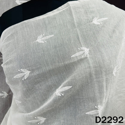 Dyeable Thread Work Chanderi Silk Dupatta - D2292