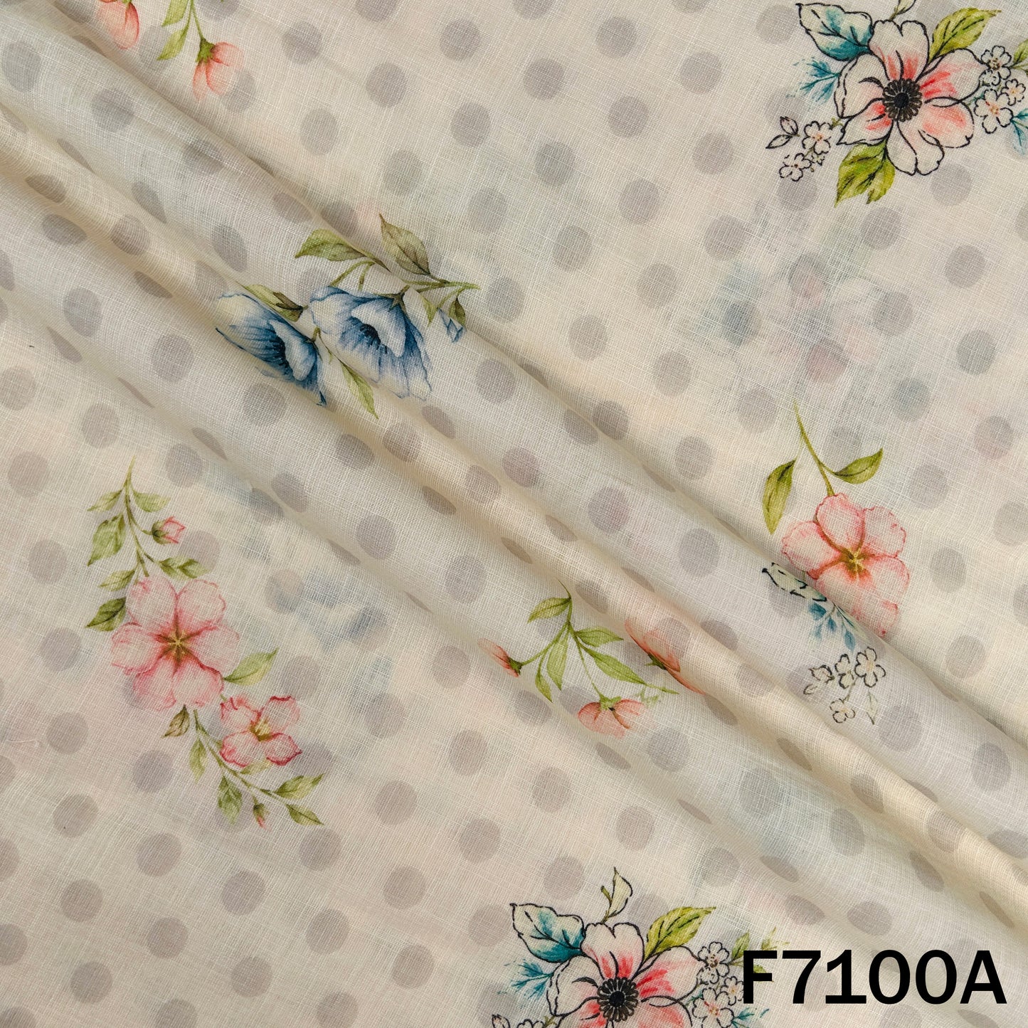 Printed Linen Fabric - F7100