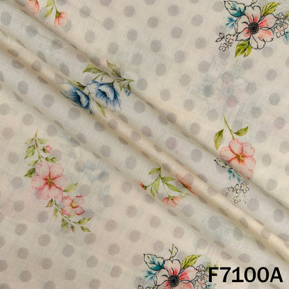 Printed Linen Fabric - F7100