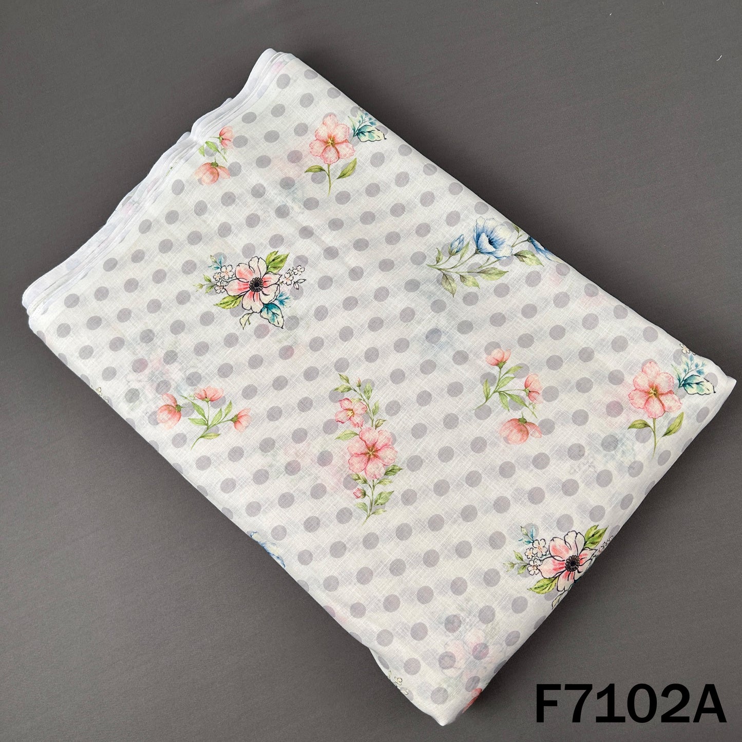 Printed Linen Fabric - F7102