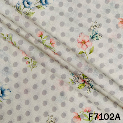 Printed Linen Fabric - F7102
