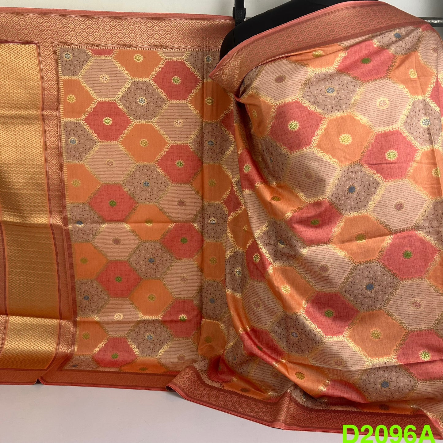 Pure Dola Silk Dupatta-D2096