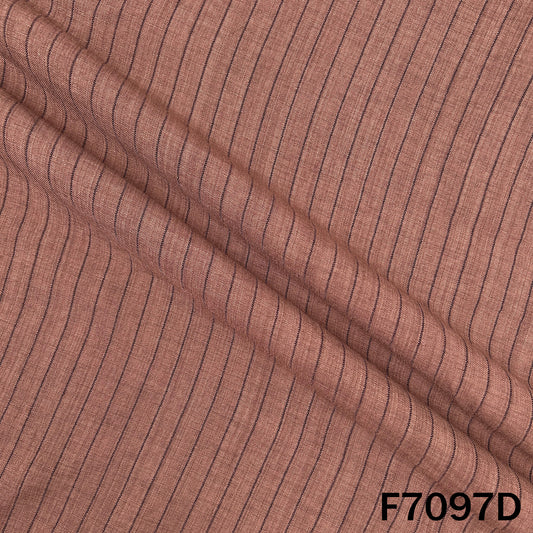 Stripes Linen Slub Fabric - F7097