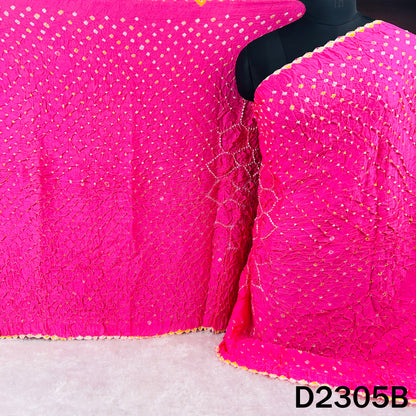 Pure Bandhani Modal Silk  Dupatta - D2305
