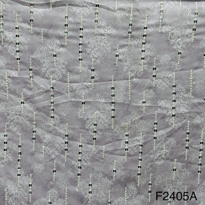 Thread Sequins Rayon Fabric-F2405
