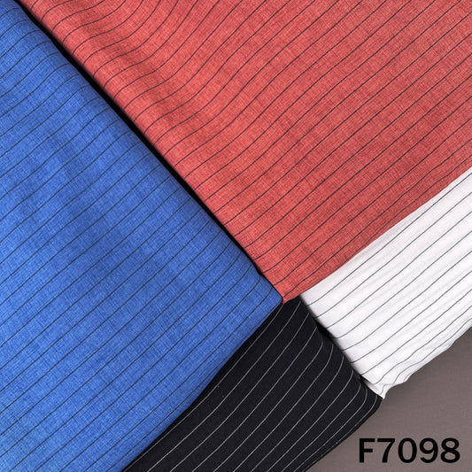 Stripes Linen Slub Fabric - F7098