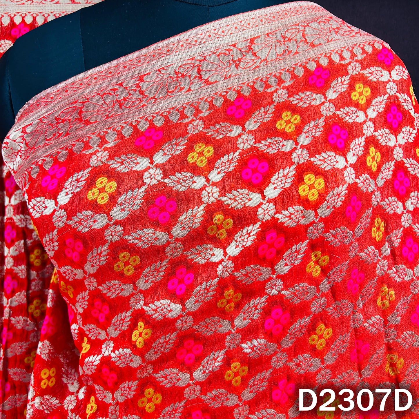 Zari Work Banarasi Georgette Dupatta - D2307