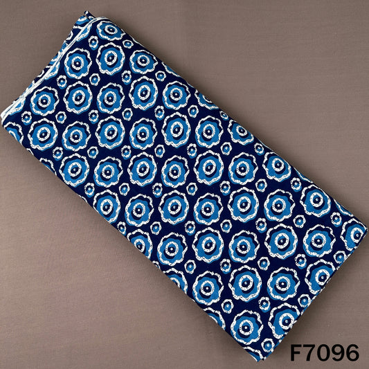 Indigo Print Cambric Cotton Fabric - F7096