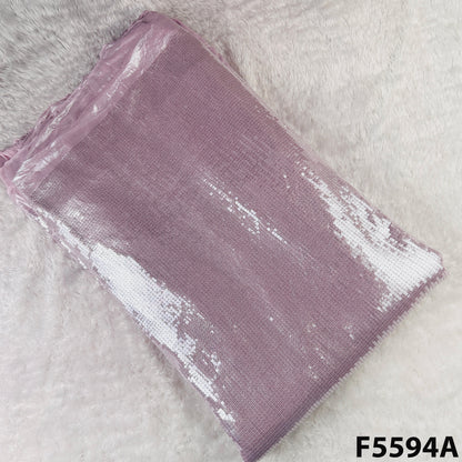 Sequins Foil Lycra Net Fabric-F5594