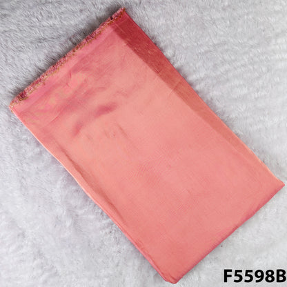 Zari Work Shimmer Tissue Fabric - F5598