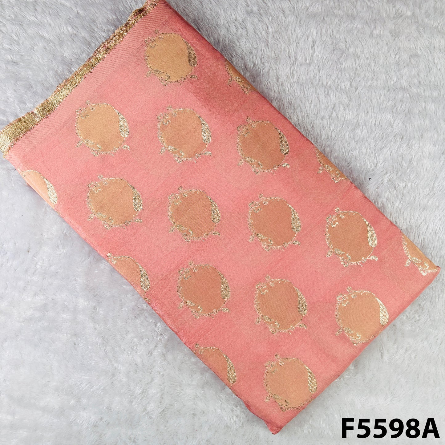 Zari Work Shimmer Tissue Fabric - F5598