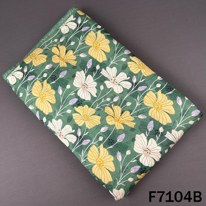Printed Chanderi Silk Fabric - F7104