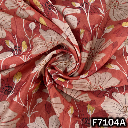 Printed Chanderi Silk Fabric - F7104