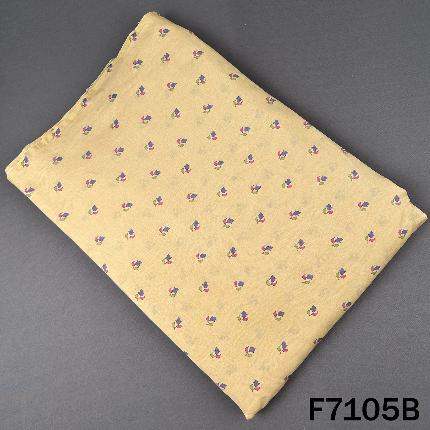Printed Chanderi Silk Fabric - F7105