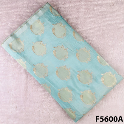 Zari Work Shimmer Tissue Fabric - F5600