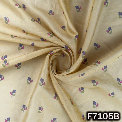 Printed Chanderi Silk Fabric - F7105