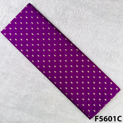 Zari Work Banarasi Brocade Fabric - F5601