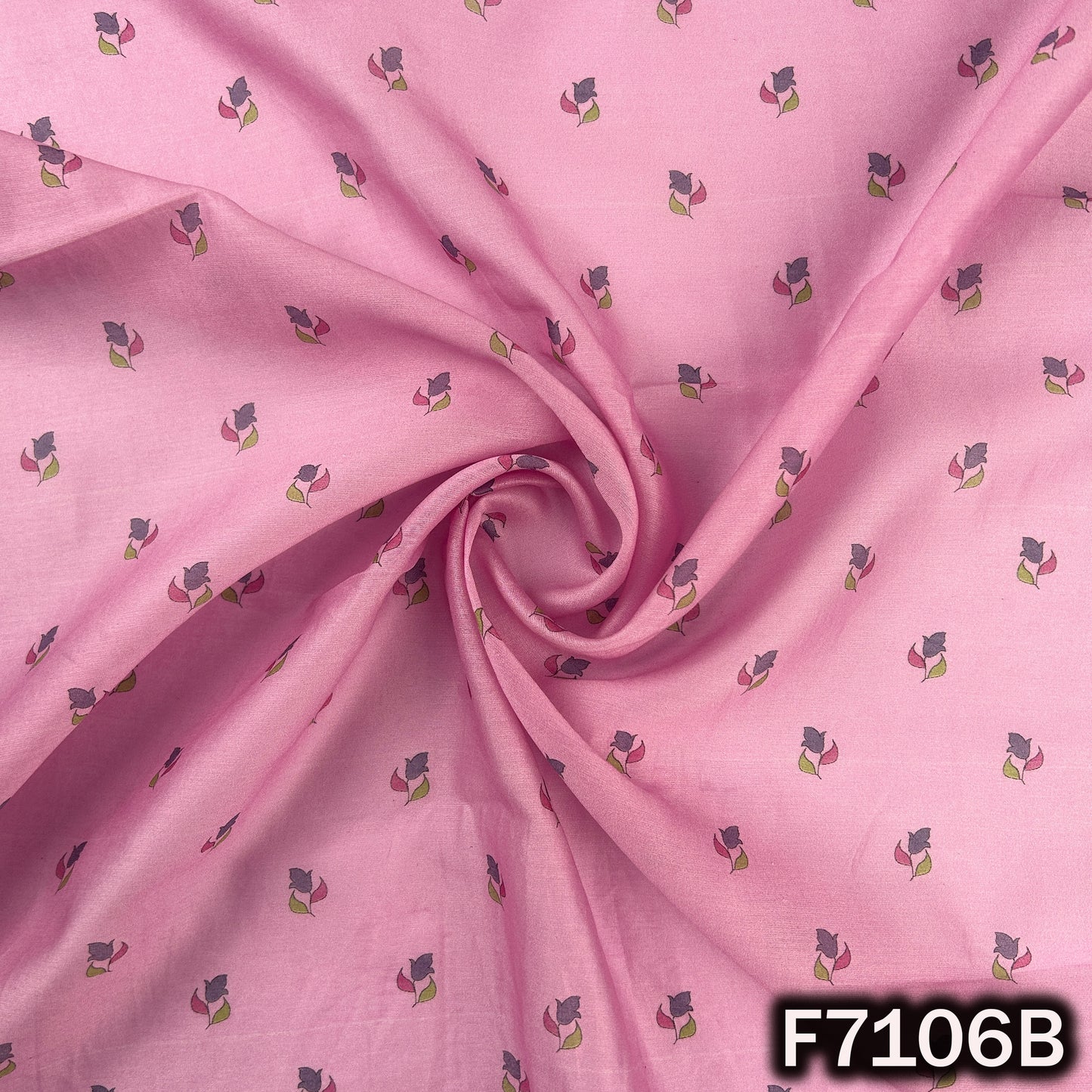Printed Chanderi Silk Fabric - F7106