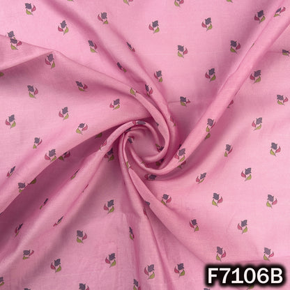 Printed Chanderi Silk Fabric - F7106