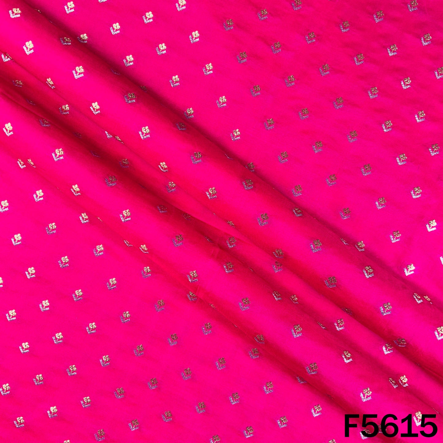 Zari Work Banarasi Brocade Fabric - F5615